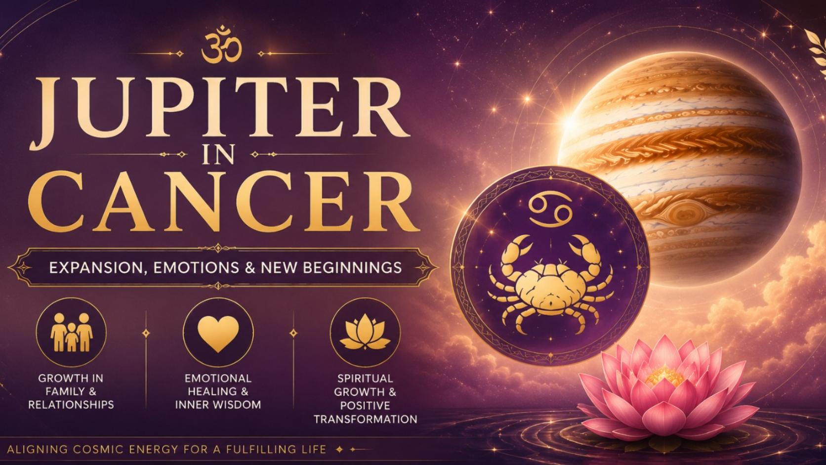 Jupiter Transits to Cancer: A Powerful Yet Complex Cosmic Shift